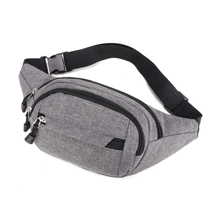New niche men's messenger bag fashion spring and summer multi-functional breast bag fitness outdoor sports mobile phone fanny pack women