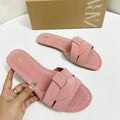 Za2025 spain 2025 summer new women's shoes artificial apricot embroidered mesh ballet shoes fashion flats