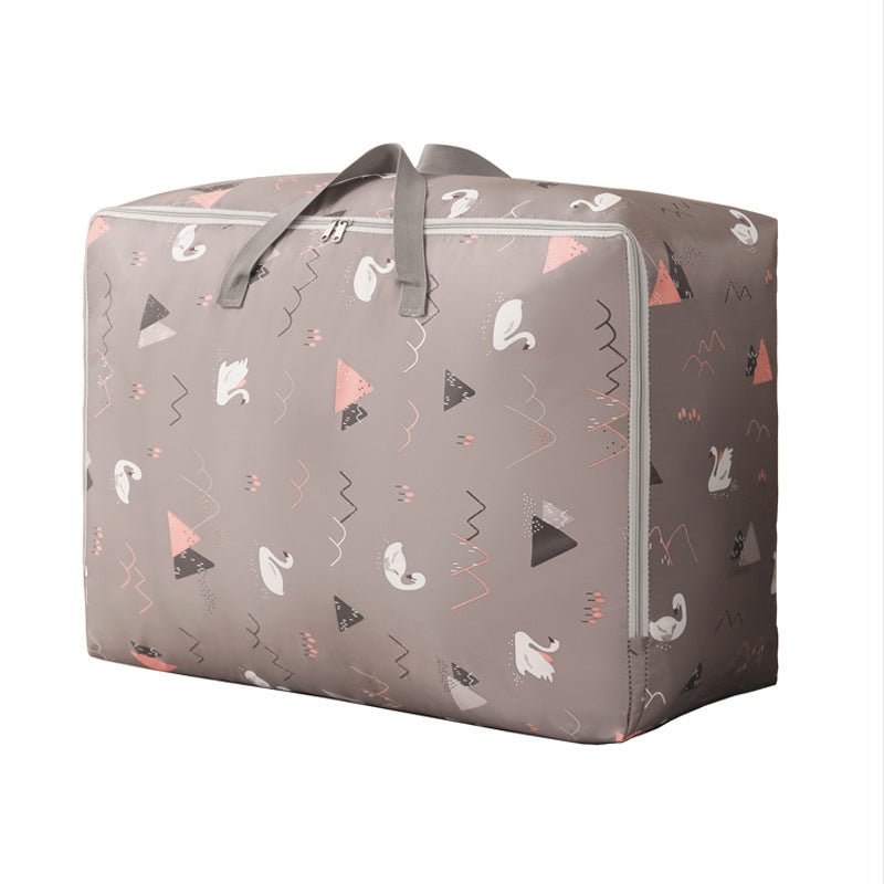 Oxford cloth quilt storage bag household large capacity thickened duffel bag clothes finishing moving bag customization