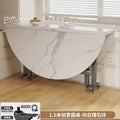 Dining table for homesmall apartment foldable table retractable dining table foldable large round table modern casual dining table