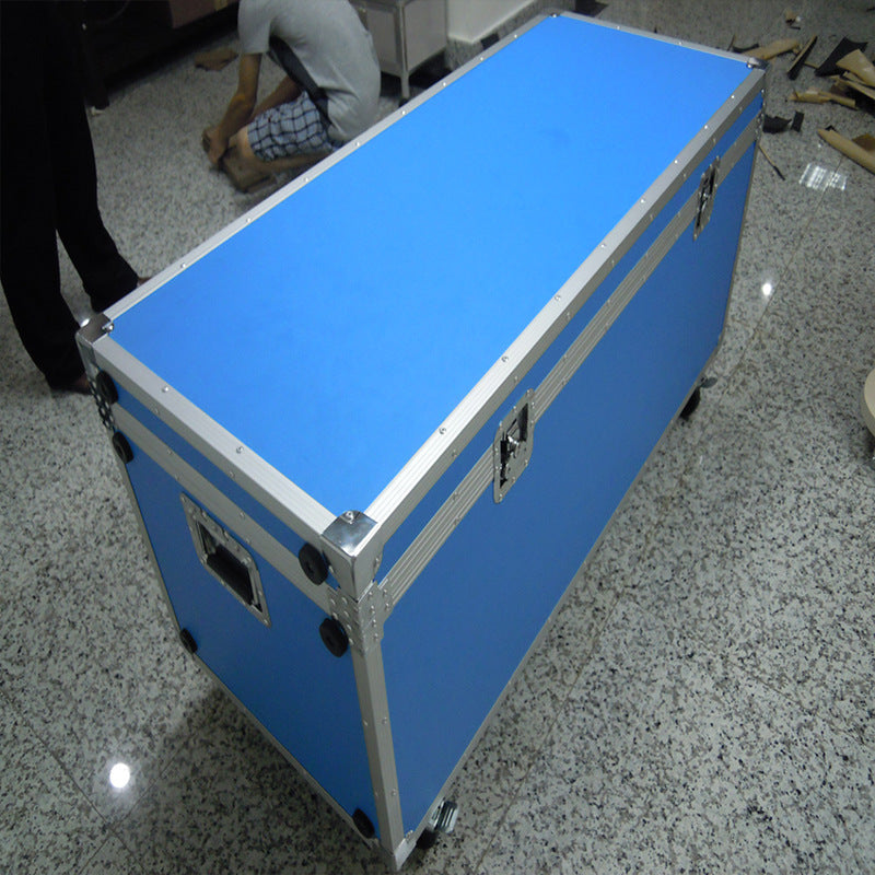 Dongguan manufacturer custom aluminum alloy air box instrument trolley case exhibition transportation box turnover aviation same box