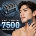 New reciprocating men electric shaver three-blade sharp razor rechargeable for home beard razor