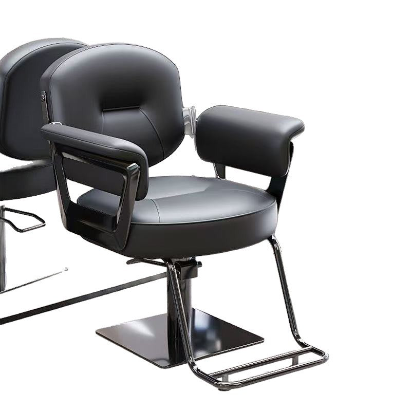 Hairdressing chair, hair salon special fashion, rotatable adjustable hairdressing shop chair, can be reclined for hair cutting, perm and dyeing hairdressing chair