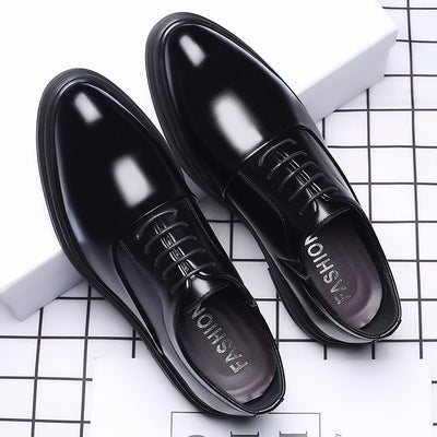 Multiple styles of leather shoes for men: casual, plus size, business formal, pointed toe lace-up wedding shoes - dropshipping available