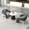 Business reception sofa set - ideal for hotels, offices, sales centers, and reception areas. includes sofa, table, and chairs for meetings and discussions