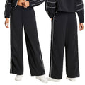 new women's athletic pants set: loose-fit training & fitness outfit, quick-dry tennis wear, running, casual yoga pants