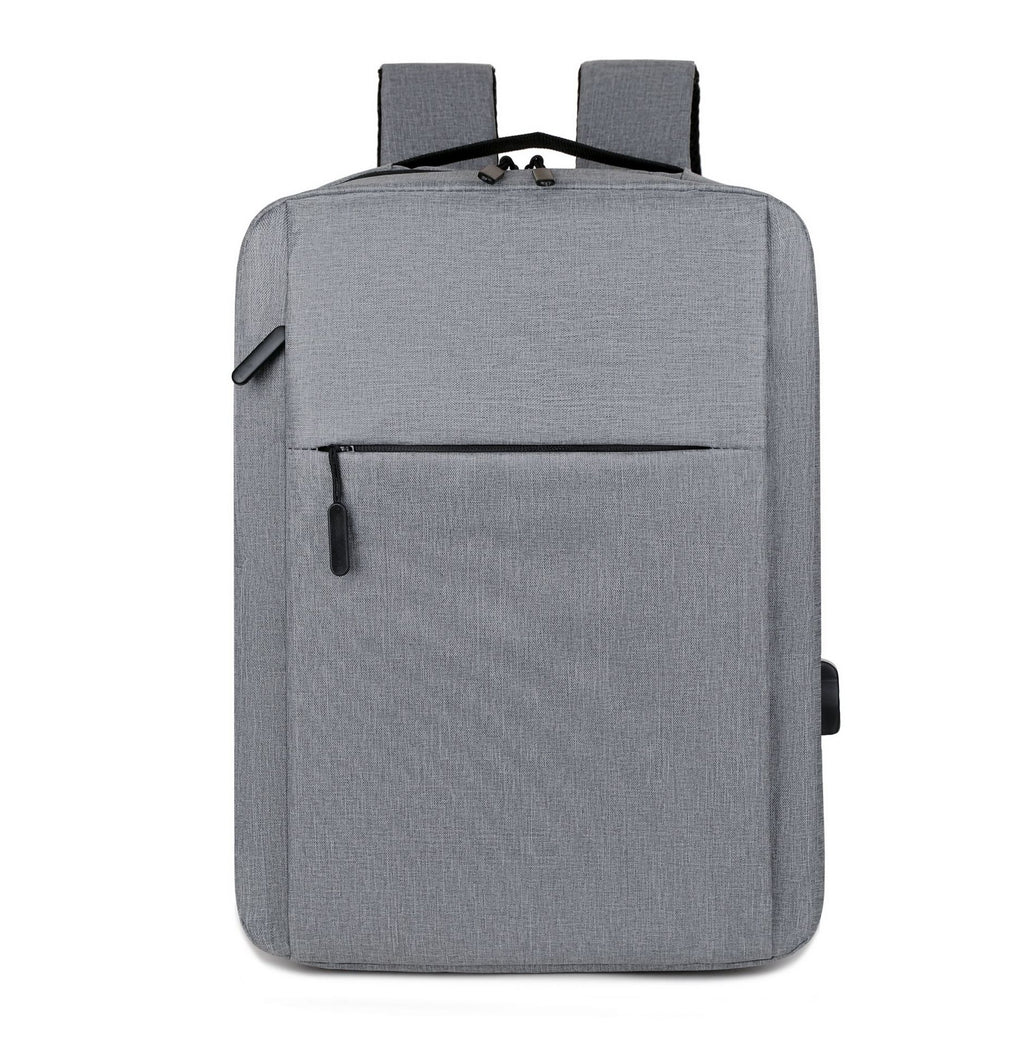New backpack men's business computer bag USB leisure bag school bag sports travel bag gift bag printed logo