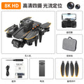 brushless js22 drone with optical flow positioning, hd aerial photography, foldable quadcopter, remote control toy aircraft