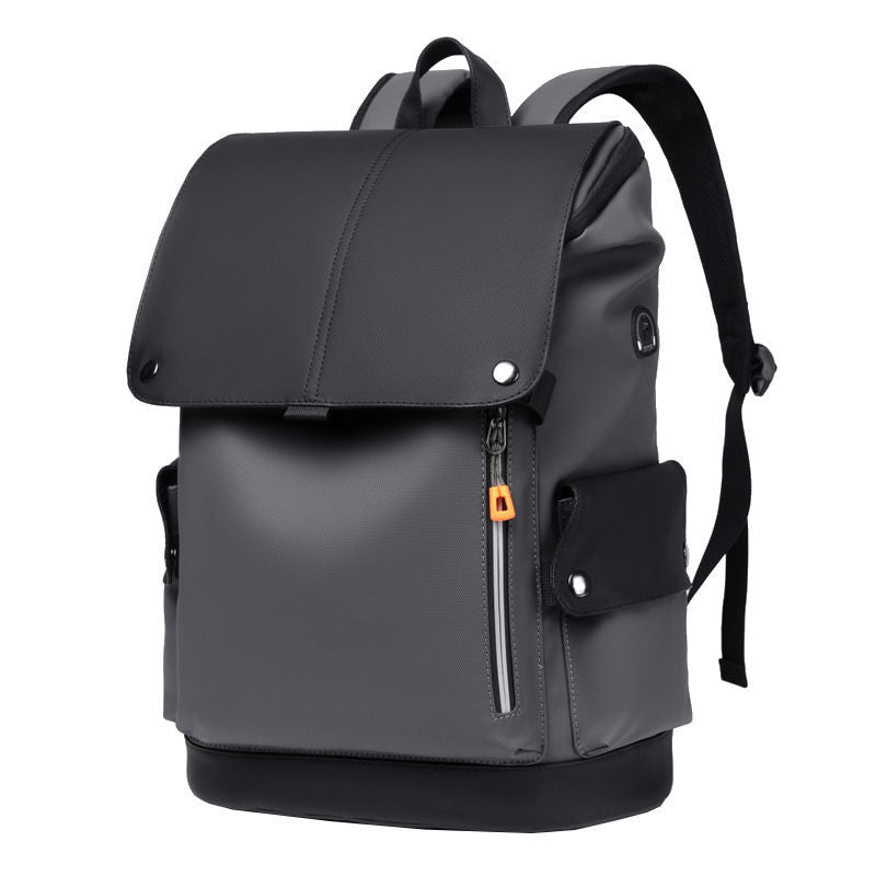 Cross-border men's fashion backpack leisure travel women's backpack high-end waterproof computer bag commuting light schoolbag