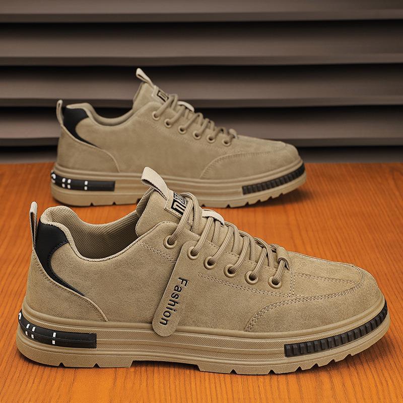 Men's shoes 2025 new spring breathable versatile casual trendy shoes men's work safety lightweight athletic sneakers