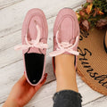 plus size british style tie back soft bottom flats loafers women's spring and summer new arrivalretroflatsflats wholesale
