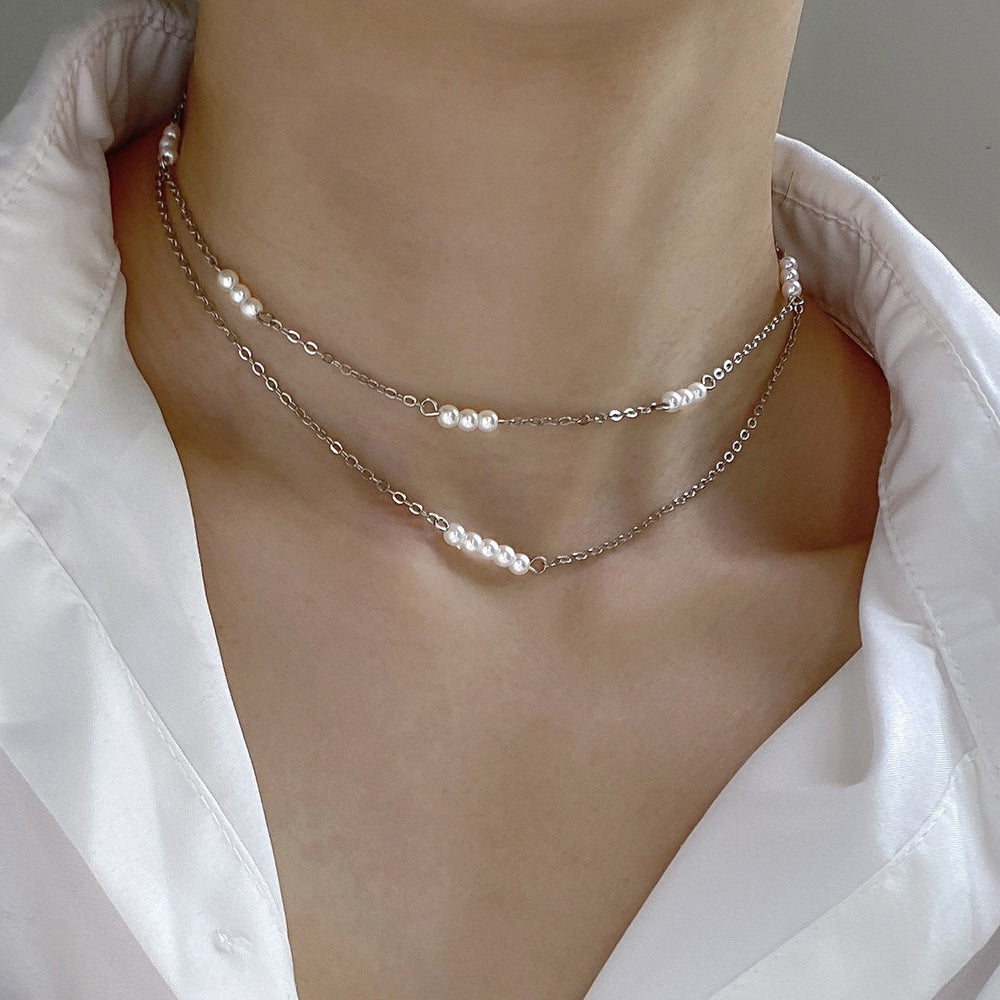 Fashionexportfashion cross necklaceelegant small cross pendant clavicle chain girls atmosphere jewelry necklace