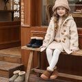 Kids' & baby's snow boots: new  winter collection - girls' thickened fleece-lined cotton boots, boys' warm first walker cotton shoes