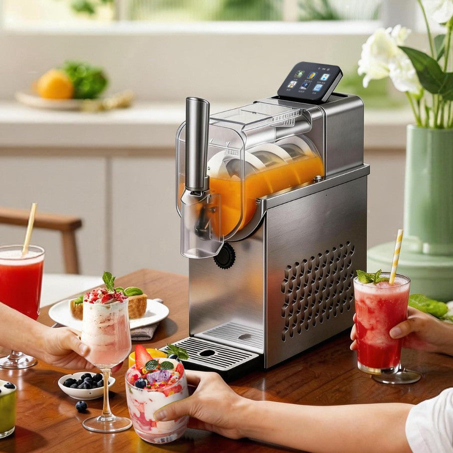 Snow melting machine, small commercial cold drink machine, for home ice cream machine, milkshake ice machine, fully automatic smoothie machine, slush machine