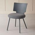 For homenordic dining chair casual plastic upholstered back stool casual hotel milk tea restaurant chair high back