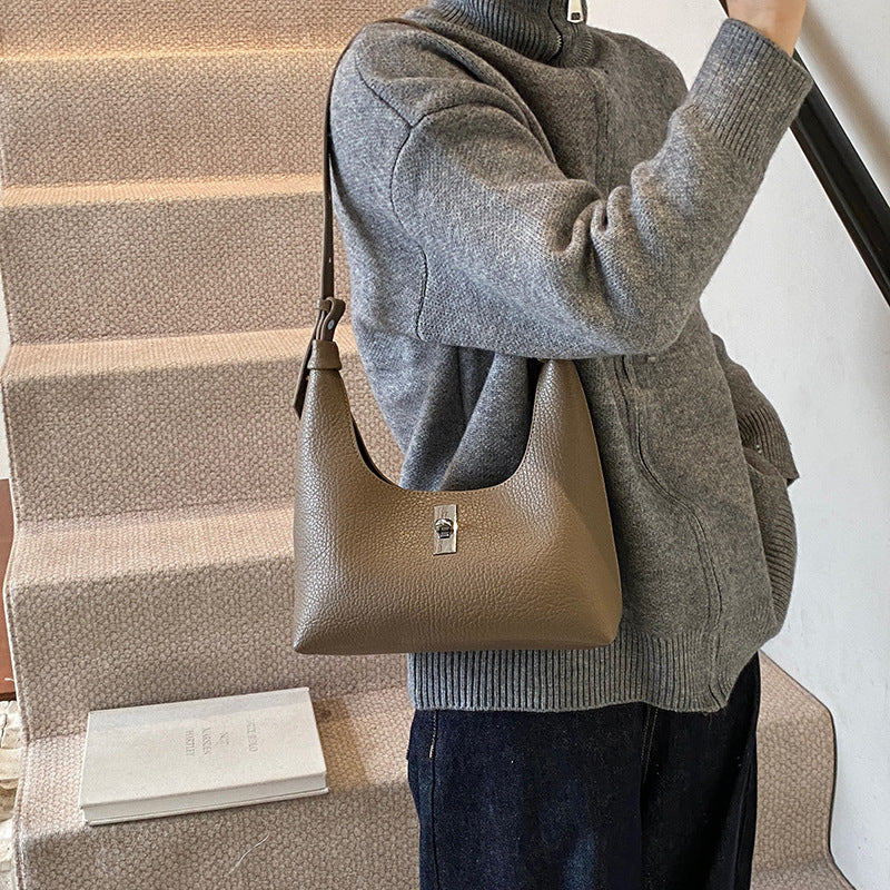 Bags Women's Bags 2025 New Simple Underarm Shoulder Bags Fashion Versatile Handbags Daily Commuter Messenger Bags