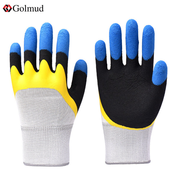 Golmud outdoor construction work porter gloves thickened construction site wear-resistant non-slip waterproof gloves GM512