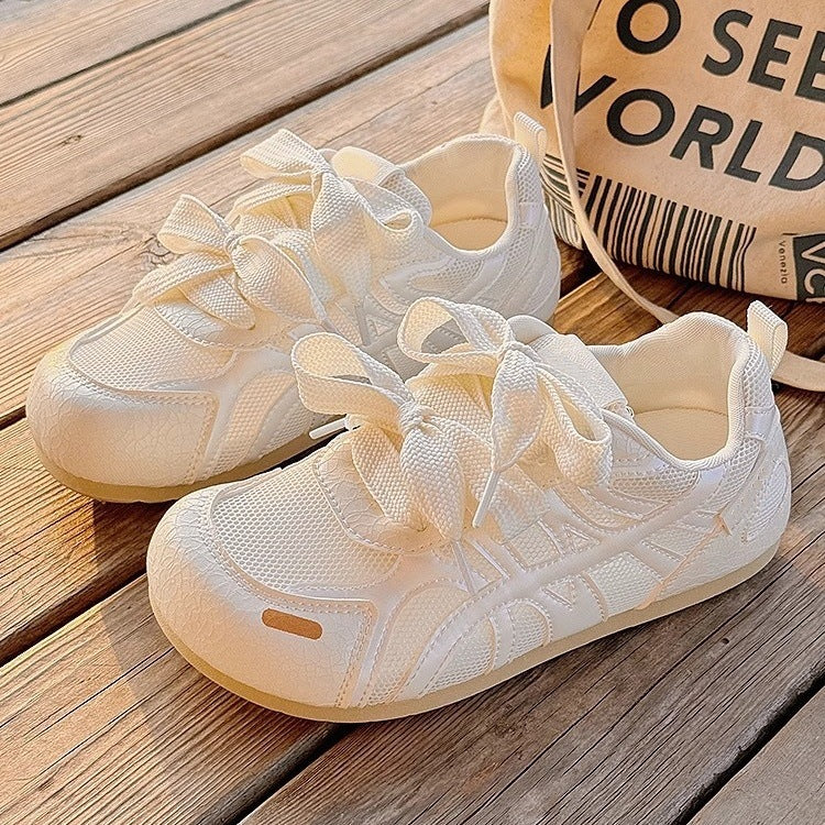 Hollow breathable white shoes women's 2026new arrivalsummer mesh german training soft bottom not tired feet casual sports