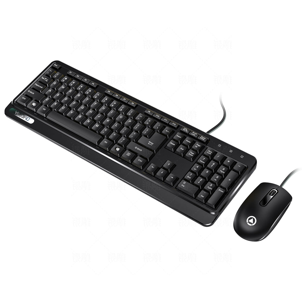 Silver sculpt v1 keyboard and mouse combo - wired, usb, for laptops, desktops, office, and computer accessories - private mold, cross-border wholesale
