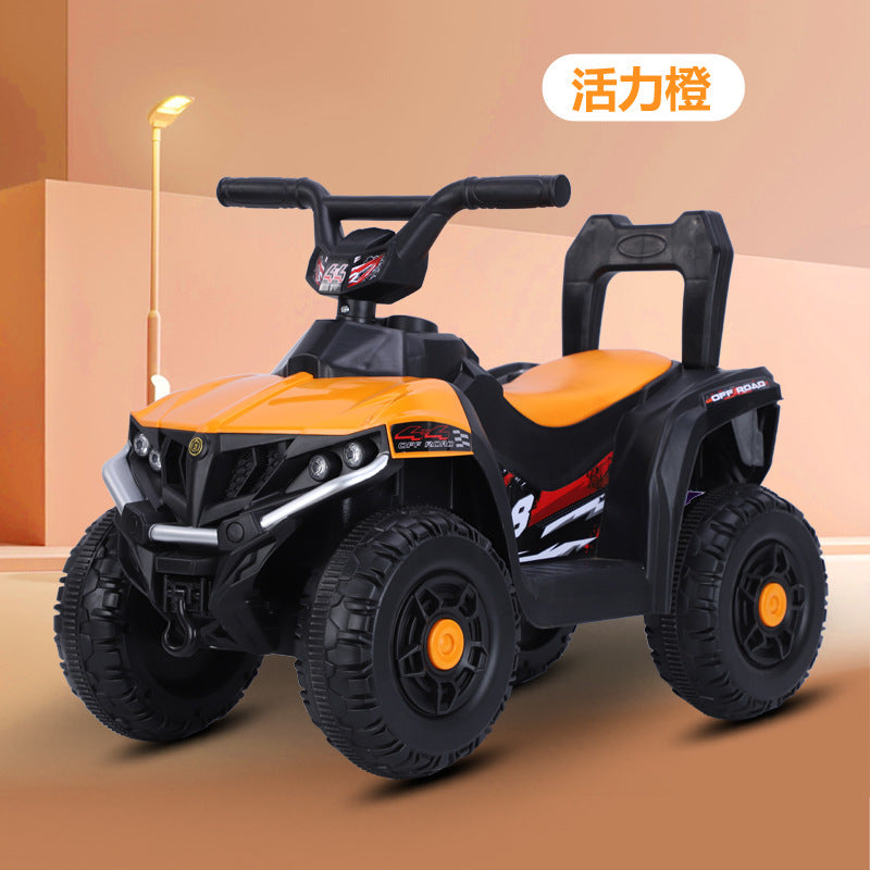 Manufacturer spot children's electric beach car four-wheeled outdoor off-road vehicle 1-3-5 year old baby charging remote control motorcycle