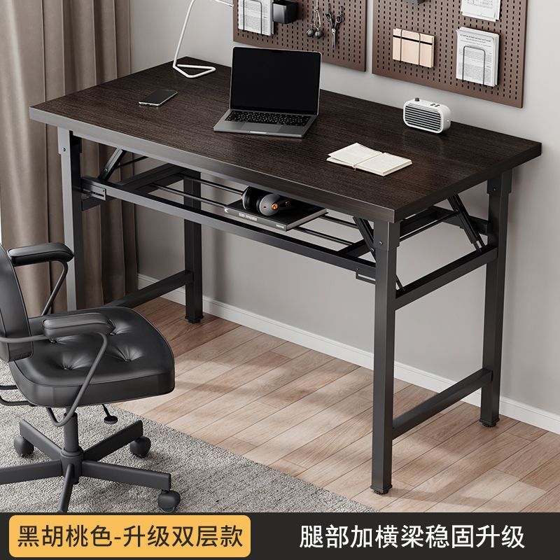 Folding table portable storage table rectangular computer table rental small apartment dining table writing table office desk