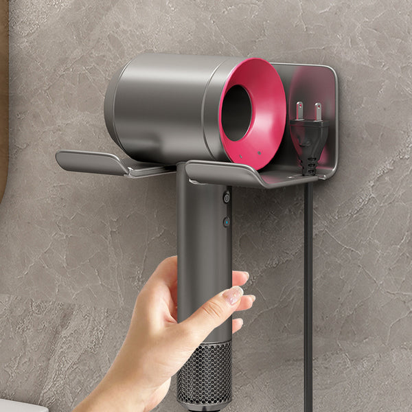 Toilet electric hair dryer storage lazy free punching bathroom Dyson storage bracket wearing sound hair dryer placement hanger