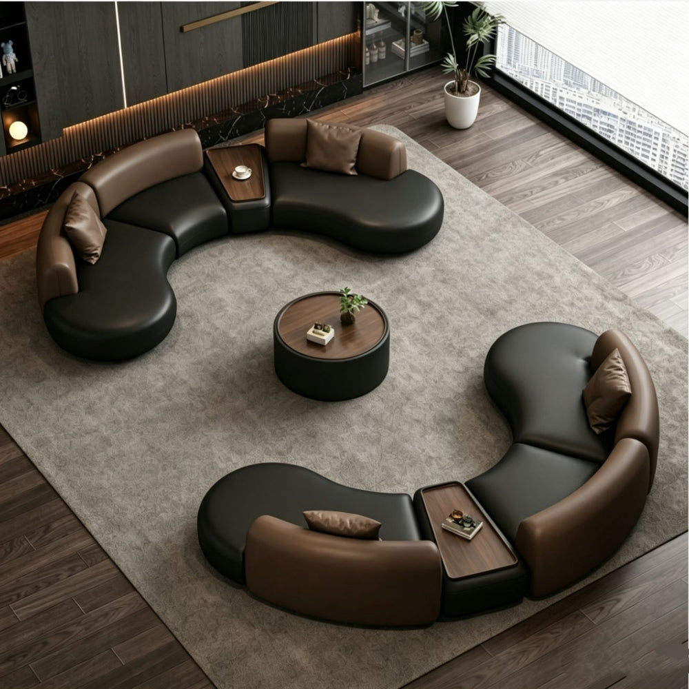 Italian style hotel lobby vip club lounge reception reception sales department sofa sales office negotiation sofa