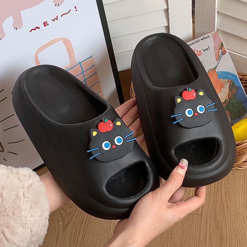 2025 new eva platform slippers: super comfy, cute, and perfect for students - wear them indoors, outdoors, or just lounge around in style! these premium cartoon slippers are a must-have
