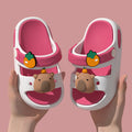 3d capybara kids' slippers - new 2025 summer collection for girls, indoor home cartoon non-slip sandals for boys