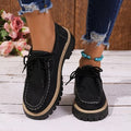 spring new arrival: plus-size casual chunky sole loafers for women, sizes 36-43. available for wholesale, , and  dropshipping