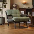 Italian light luxury single sofa chair retro wabi-sabi style designer casual sofa for homeb&b hotel negotiation chair