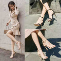 Fresh and chic high heel sandals for women - new 2025 collection: minimalist, versatile, stiletto heel, sexy thong strap, trending online style