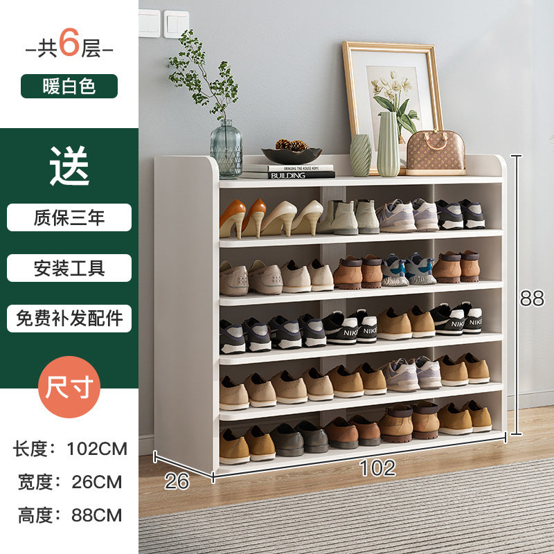 Shoe rack home door multi-layer small narrow simple storage artifact space saving 2025 new storage shoe cabinet