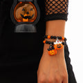 Halloween pumpkin bracelet wholesale fashion cross-border pendant cute cartoon funny niche atmosphere party accessories