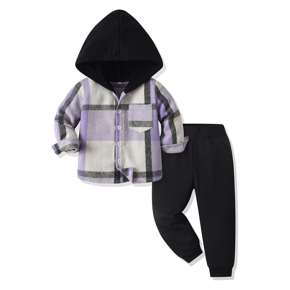 New spring sportswear sets for boys and girls: kids' clothing, girls' spring casual wear, boys' and girls' apparel - customization available from manufacturer