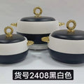 Food warmer hot selling 3pcs foreign trade thermal box 1l-2l-3.5l /set gold handle item number 2408