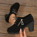 spring & fallboots short boots women's boots thick heel high heel boots shoes exportplus size women's boots