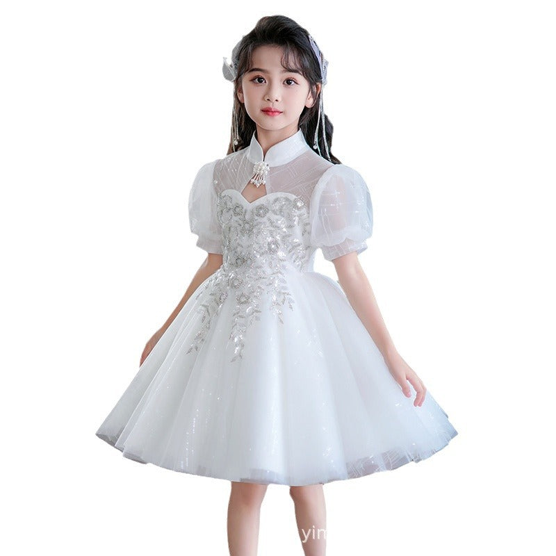Ready-to-ship, best-selling children's printed wedding dresses, princess dresses, flower girl dresses, and christmas holiday dresses for kids