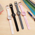 Round silicone student watch digital women's watch quartz watch trendy wristwatch - hot-selling cross-border e-commerce product - wholesale from manufacturer