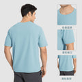 New outdoor quick-dry running & fitness short-sleeve t-shirt for men - summer lightweight, loose fit, versatile activewear top dmt002