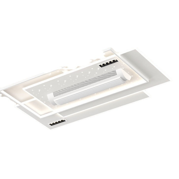 2024 new starry sky projection bladeless fan light modern simple bedroom ceiling light premium package lighting