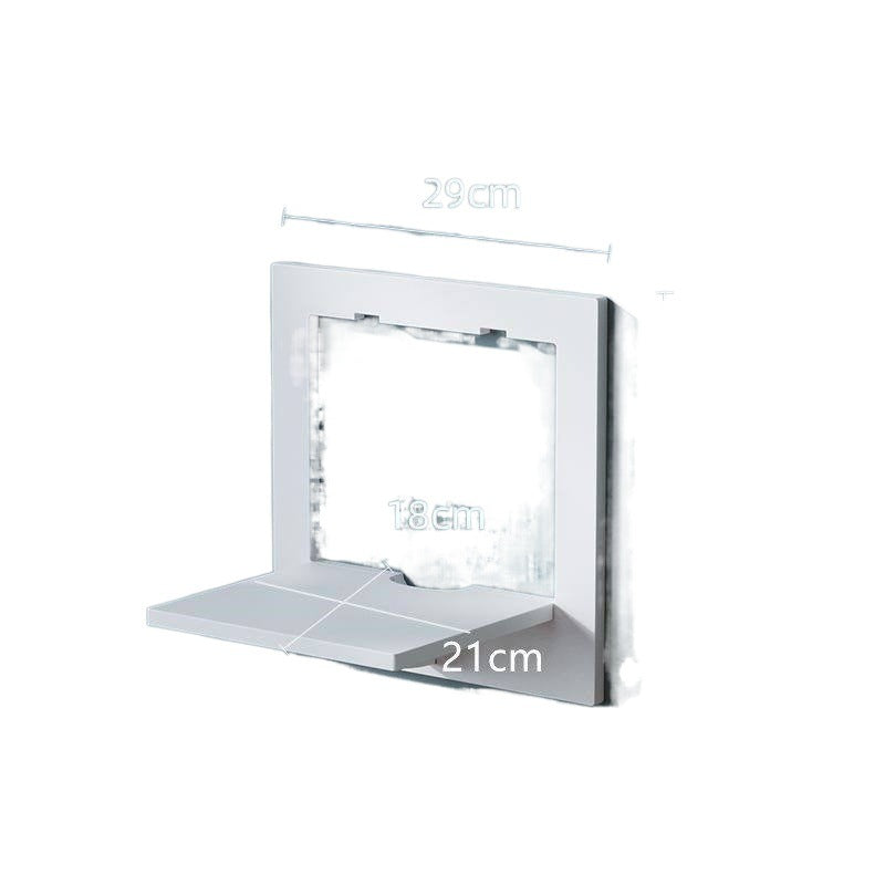 No punching bedside shelf flower stand living room creative baffle bedroom wall hanger wall shelf wall decoration