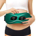 Heated vibration massage belt - abdominal massager & fitness tool - tummy slimming device - heat therapy