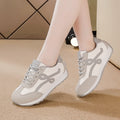 Women's casual leather sneakers - authentic spring/autumn new arrivals: soft sole, lightweight, breathable, non-slip, comfortable running shoes