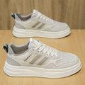 Men's shoes 2026 summer new arrival: youth casual skate shoes, men's thick-soled mesh breathable student sports white shoes