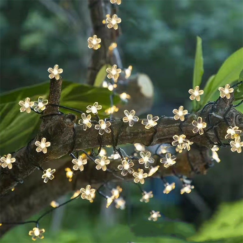 LED solar light string star light bubble ball lantern outdoor waterproof Christmas atmosphere decorative light flash wholesale