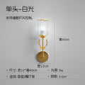 Home crystal wall lamp bedroom antler bedside lamp modern minimalist light luxury creative living room background wall corridor lamp