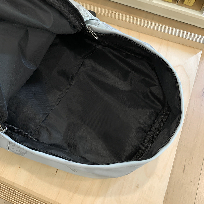 New simple cartoon butterfly backpack, primary and secondary school student campus schoolbag, large capacity and light travel  backpack