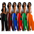 C6960 cross-border   independent station fashion women's single pants solid color sweatpants multi-color