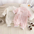 Baby rompers - spring/autumn collection: stylish double-layer bodysuits for newborns - adorable spring outfits for your little one